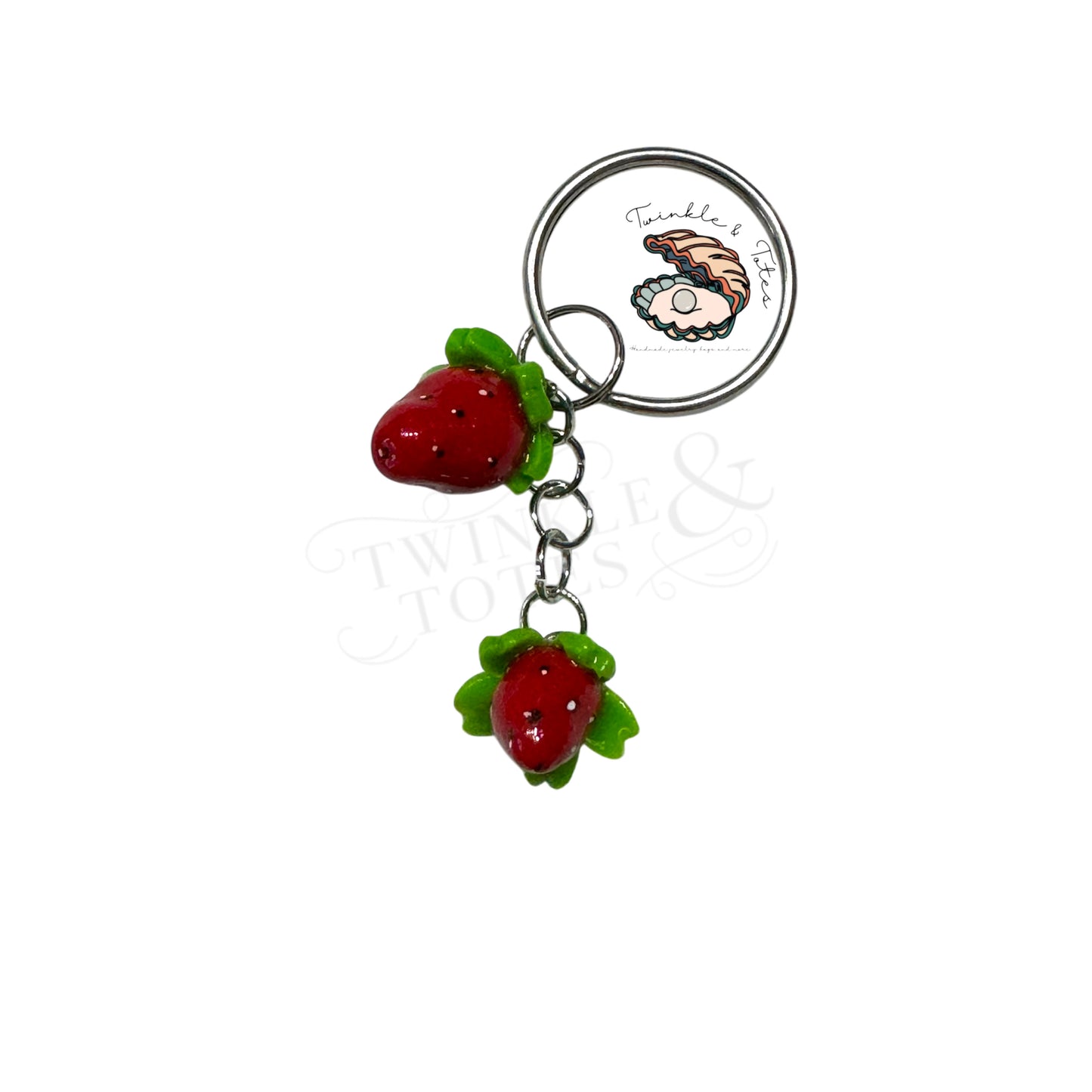 Strawberry Charms Key Chain