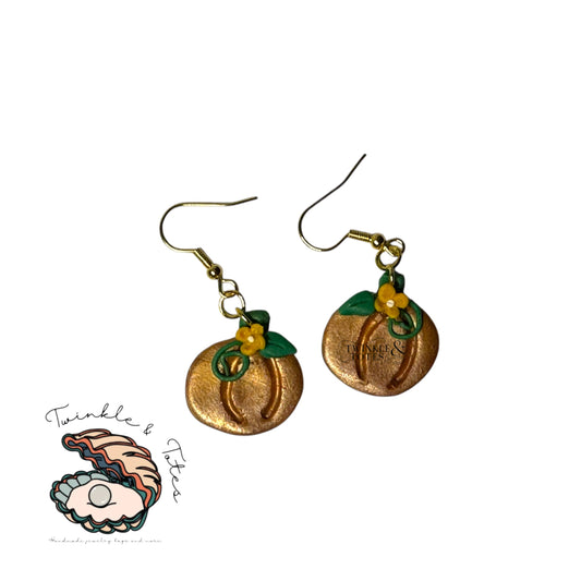 Simple Pumpkin Earrings