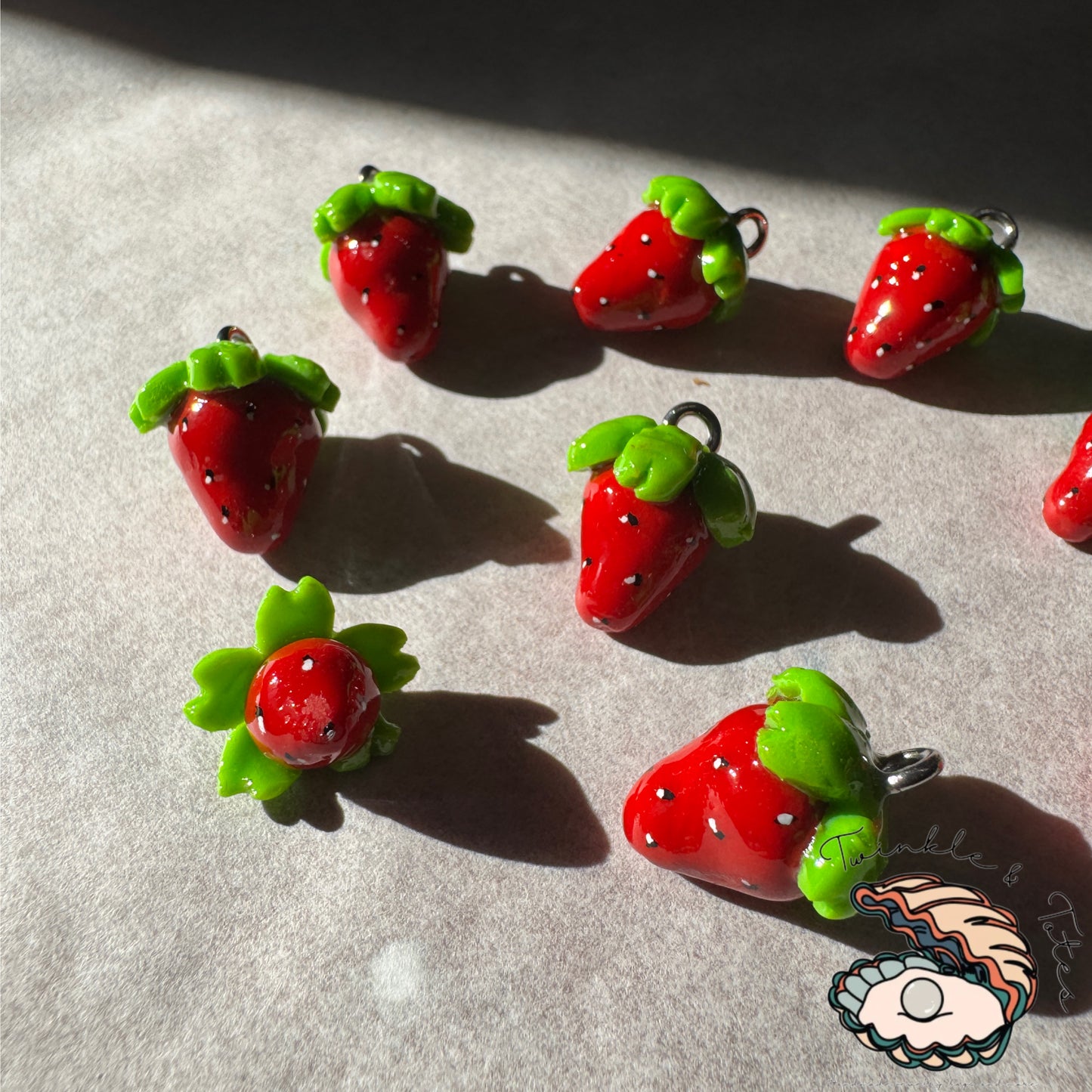 Handmade Strawberry Charm