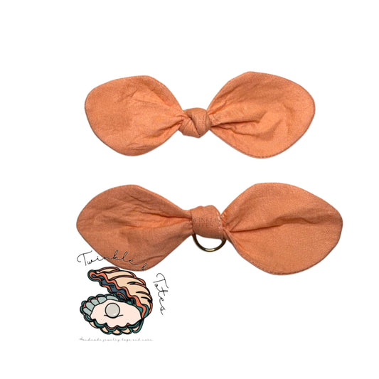 Mini Bow - Peach