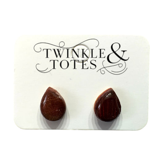 Chocolate Drops Handmade Earrings